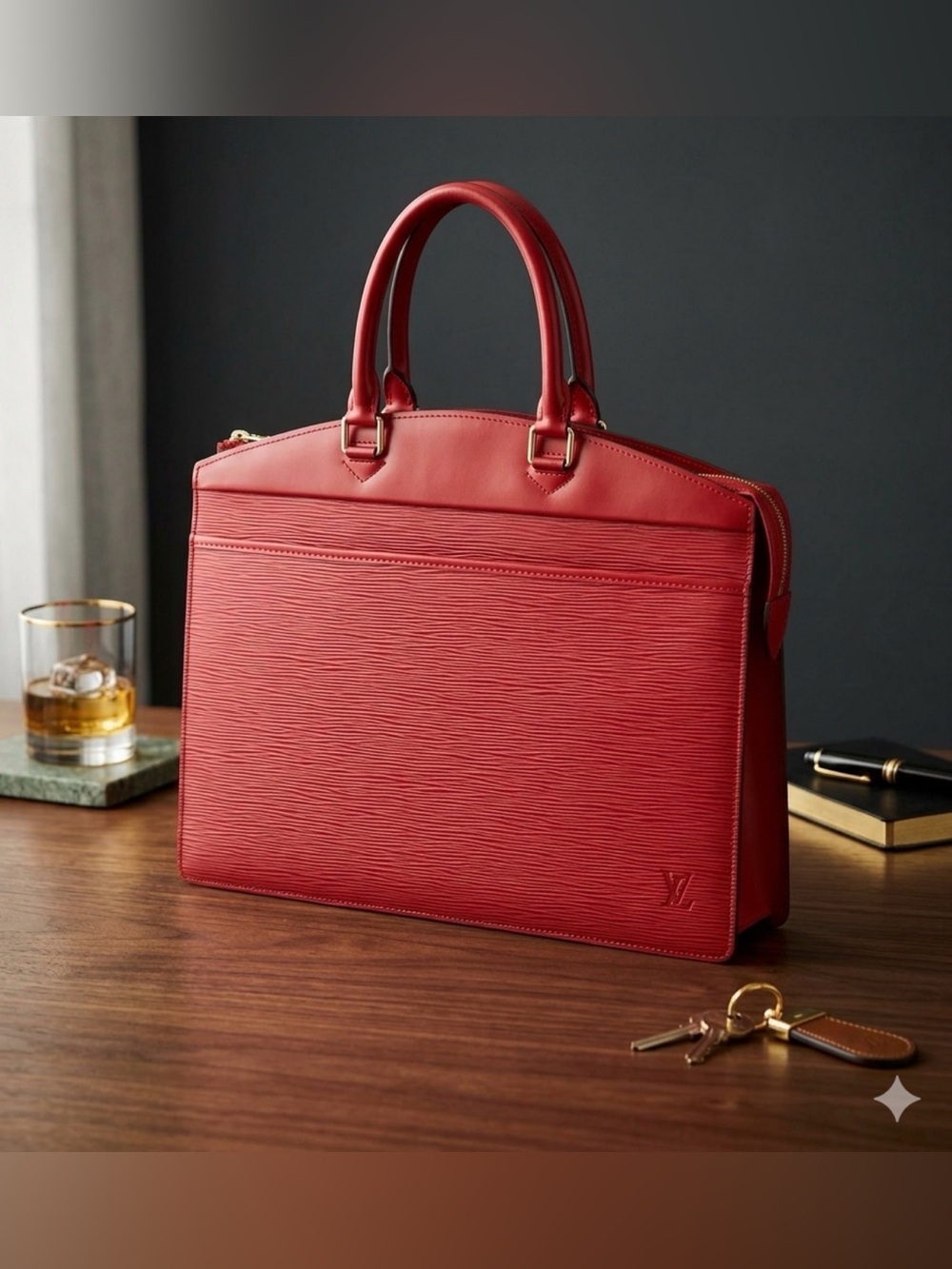 Louis Vuitton Epi Riviera Castillan Red - REHAB No Lining